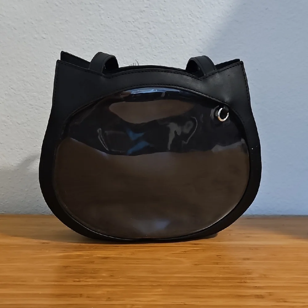 Hot Topic Cat Head Ita Bag Purse - Picture 1 of 11